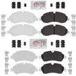 Front & Rear HD Disc Brake Pad for 2015-19 Transit 150 Galvanized Premium Fleet