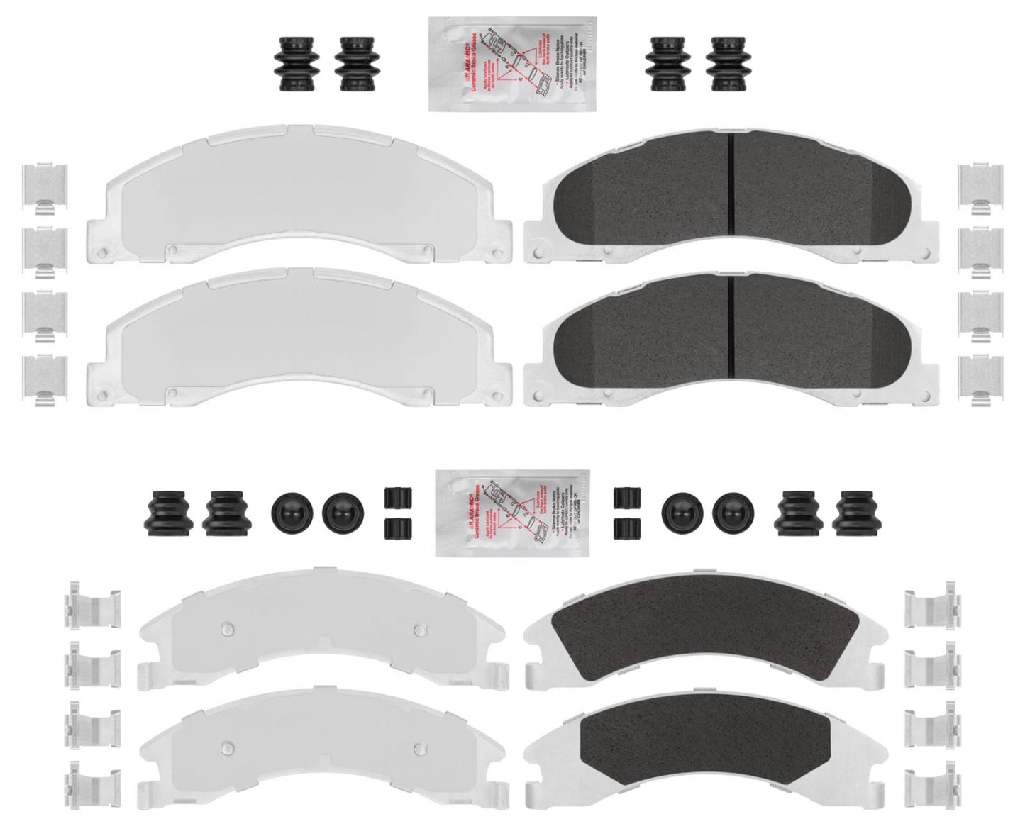 Pastillas de freno de disco delanteras y traseras 2008-2023 FORD E150 E250 E350 PARA Ford Van serie E 
