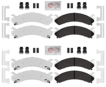 Silverado 3500 2001-2004 HD Pastillas de freno HD galvanizadas delanteras y traseras para Silverado 