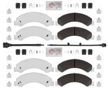Pastillas de freno delanteras y traseras para Hino 155 2012-2017 Sensor de desgaste galvanizado Hino 155 