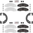 Fleet Frt Rr Galvanized HD Disc Brake Pads- Canadian Made For 17-23 Ford F450