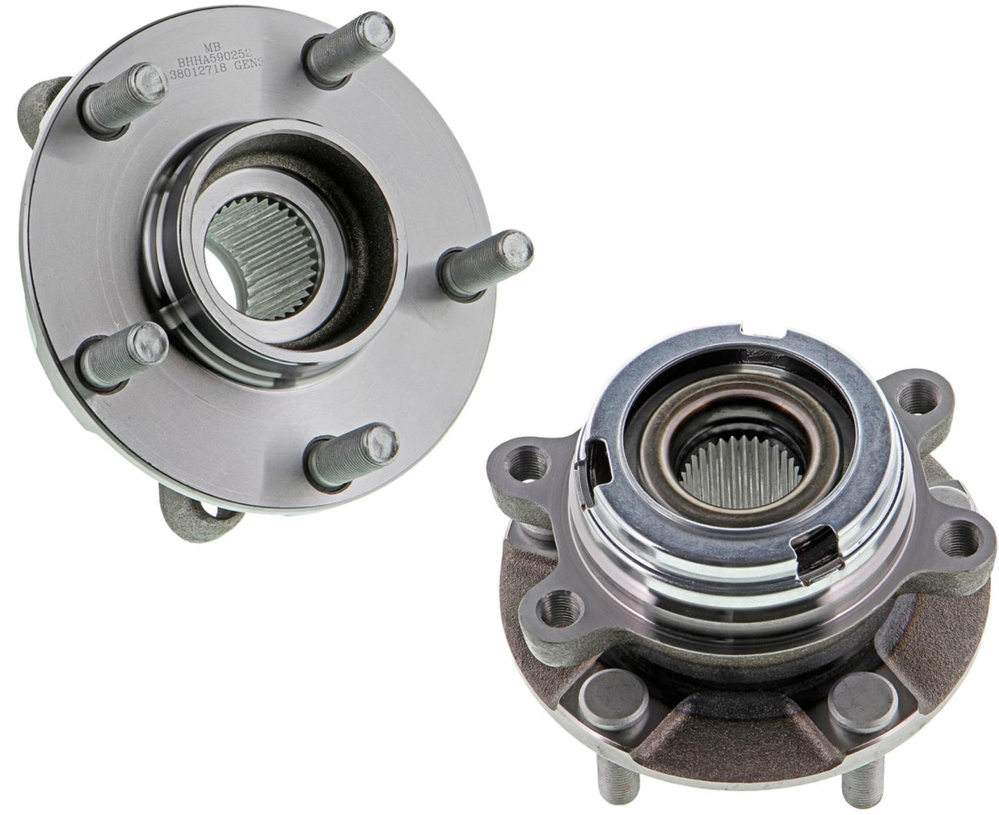 Mevotech Front Wheel Bearings & Hub Assembly For Nissan Maxima 2009-2023