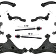 Upper & Lower Control Arms Tie Rods & Links For Nissan Titan 17-23 4 Whel Drive