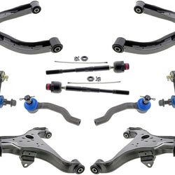 Mevotech Upper & Lower Control Arms Tie Rods & Links For Titan 17-23 4 Whel Drv