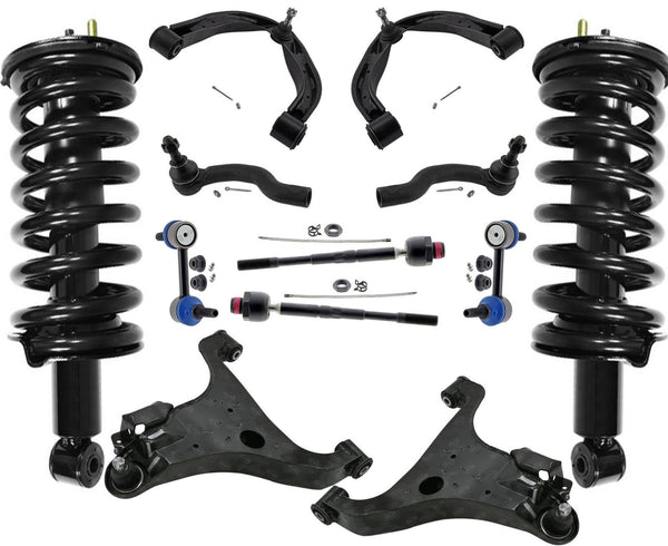 Front Struts Control Arms Tie Rods & Links For Titan 2017-2023 Rear Wheel Drive