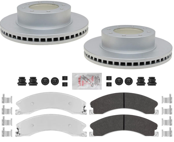 Fleet Front Galvanized Brake Pads & Coated Rotors FOR 12-21 Nissan NV1500 25 35