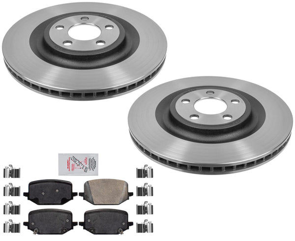 High Performance Disc Brake Rotors Pads for Explorer ST 3.0L Turbo Red Caliper