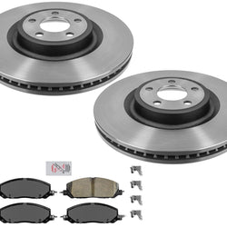 High Performance Disc Brake Rotors Pads for Explorer ST 3.0L Turbo Red Caliper