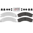 Ultra Premium Fleet Front Galvanized HD Disc Brake Pads 16-23 Nissan Titan XD