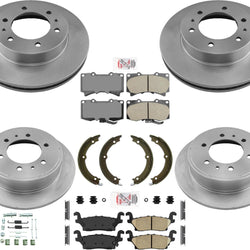 AME Improved Performance Disc Brake Pads Disc Brake Rotors For 06-10 Hummer H3