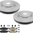 Improved Performance Disc Brake Rotors Brake Pads for 2010 2011 Ford Taurus