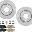For 01-06 Santa Fe 2.4 Front Wheel D Improved Performance Disc Brake Rotors Pad