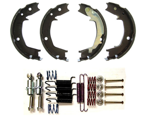 For 2001-2006 Hyundai Santa Fe Rear Parking Brake Shoes + Mounting Hardware