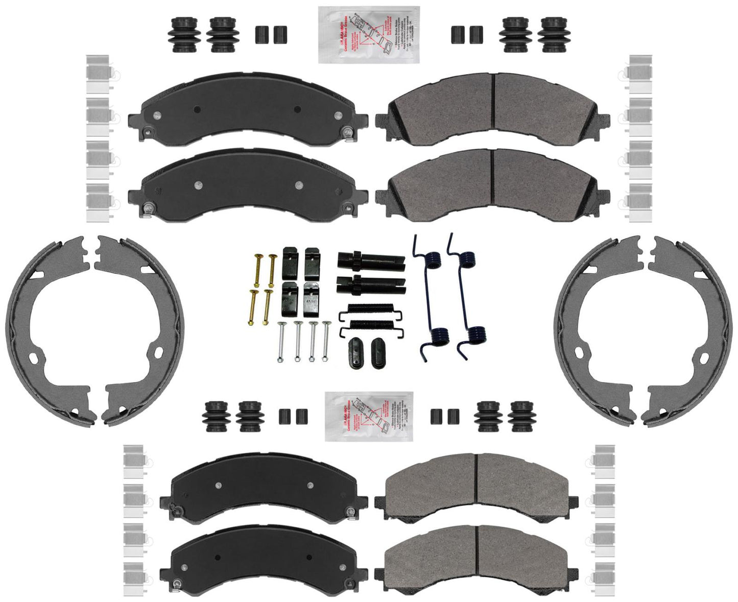 HEAVY DUTY FRONT PADS REAR PADS !!!! Disc Brake Pads FOR 21-22 Express Van 4500