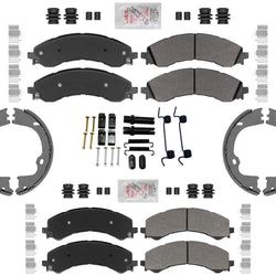 HEAVY DUTY FRONT PADS REAR PADS !!!! Disc Brake Pads FOR 21-22 Express Van 4500