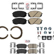 For 11-16 Sportage Front Wheel Drive Ameri Disc Brake Pads Parking Brake Shoes