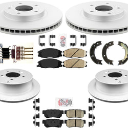 For 2001-2006 Hyundai Santa Fe with Optional 293MM Disc Brake Rotors + Pads