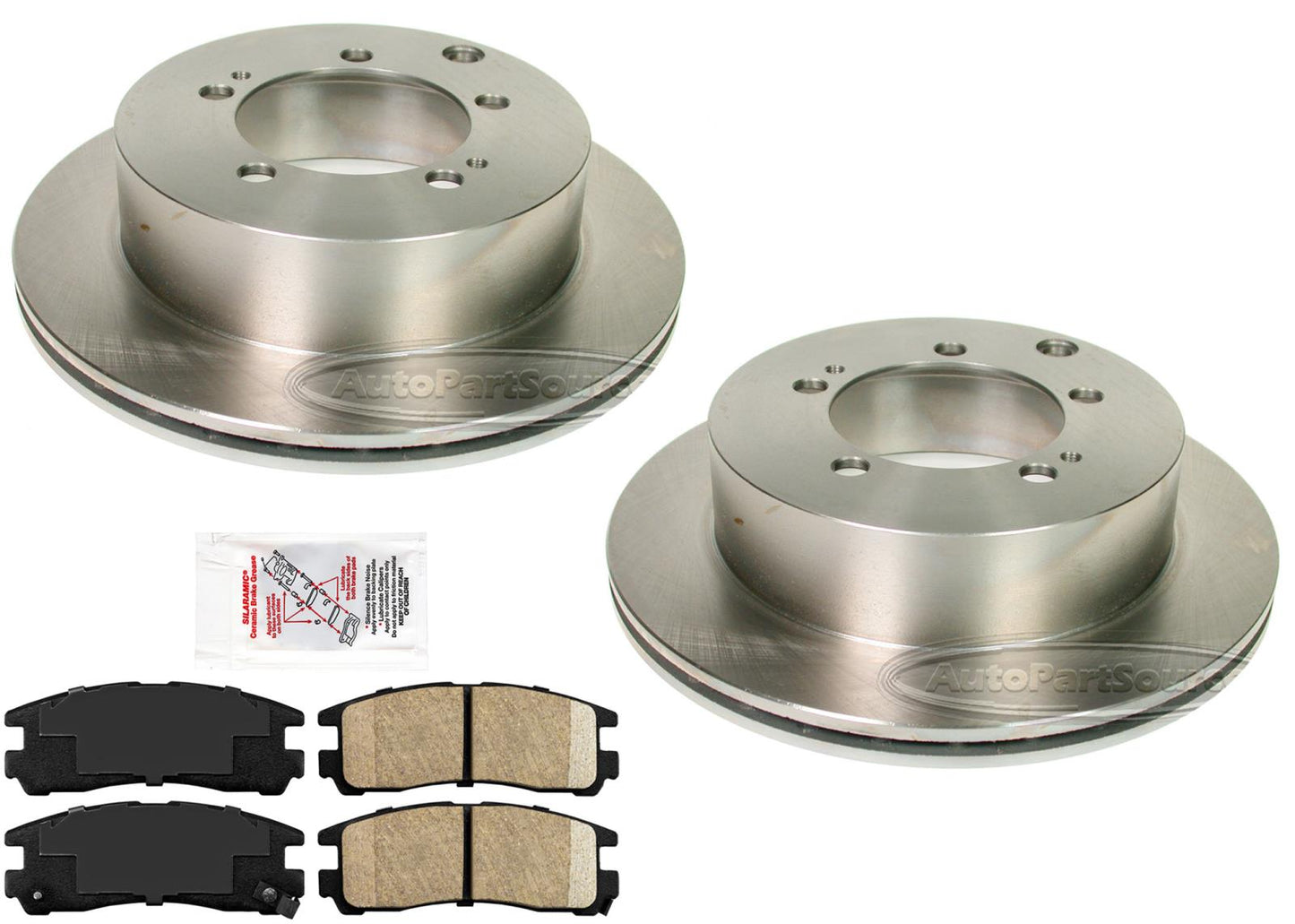 91-96 Stealth 91-99 3000GT 92-96 Diamante FWD Non Turbo Rear Brake Rotors & Pads