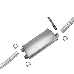 Chevrolet Camaro Firebird Dual Exhaust Rear Muffler + Tail Pipes 1993-1997