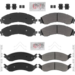 HEAVY DUTY FRONT PADS REAR PADS !!!! Disc Brake Pads FOR Express Van 2500 21-22