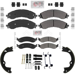 HEAVY DUTY FRONT PADS REAR PADS !!!! Disc Brake Pads FOR Express Van 2500 21-22