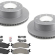Front AmeriPro Disc Brake Rotors & Brake Pads Kit For Dodge Ram 1500 2005-2008