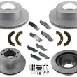 Disc Brake Rotors & Ceramic Brake Pads for 2006 Dodge Ram 2500 Pick Up 8pc