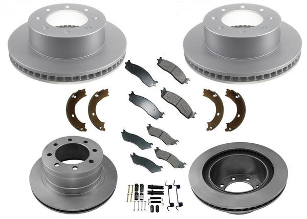 Disc Brake Rotors & Ceramic Brake Pads for 2006 Dodge Ram 2500 Pick Up 8pc