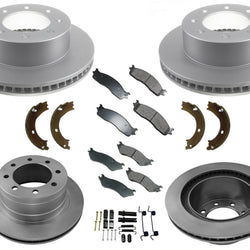 Rotores de freno de disco y pastillas de freno de cerámica para Dodge Ram 2500 Pick Up 2003-2005, 8 piezas