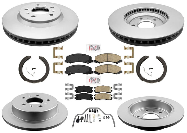 Improved Performance Disc Brake Rotors Pads Parking Shoe For Monte Carlo 06-07