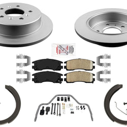 Improved Performance Disc Brake Rotors Pads Parking Shoe For Monte Carlo 06-07