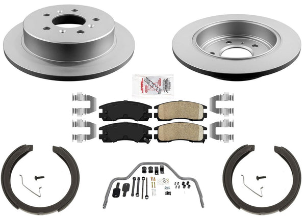 Improved Performance Disc Brake Rotors Pads Parking Shoe For Monte Carlo 06-07