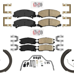 Improved Performance Ceramic Disc Brake Pads Parking Shoe For Monte Carlo 06-07