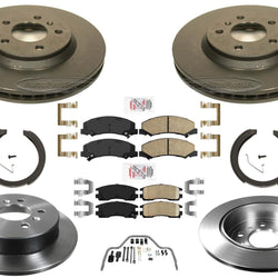 Carbon Performance Disc Brake Rotors Pads Parking Shoe For Monte Carlo 06-07