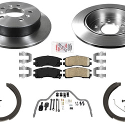 Carbon Performance Disc Brake Rotors Pads Parking Shoe For Monte Carlo 06-07