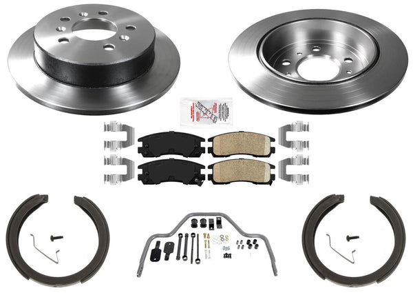 Carbon Performance Disc Brake Rotors Pads Parking Shoe For Monte Carlo 06-07