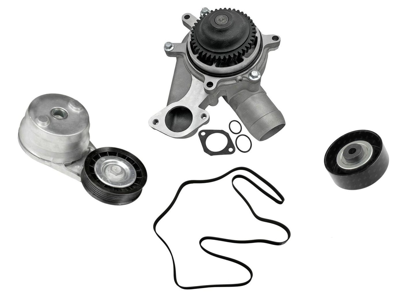 Engine Water Pump + Water Pump Housing for GMC Sierra 01-05 6.6L Duramax Diesel