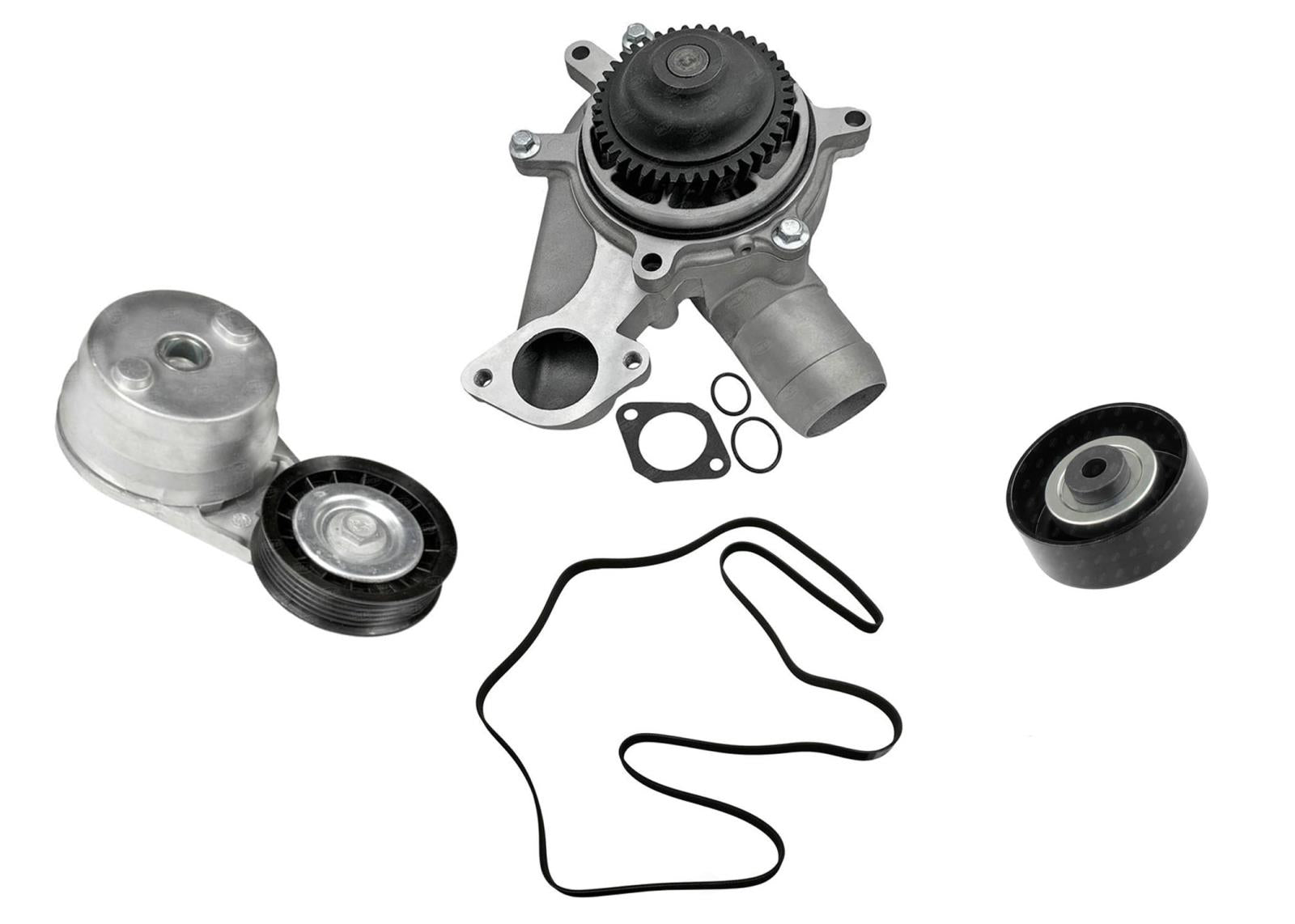 Engine Water Pump + Water Pump Housing for GMC Sierra 01-05 6.6L Duramax Diesel