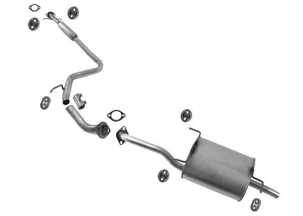 Muffler Resonator Tail Exhaust System for Hyundai Accent 2000 2001 2002 1.5L