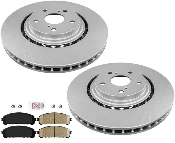 Front Pads & Coated Rotors FOR 2011-2021 Toyota Highlander Sienna Lexus NX300 H
