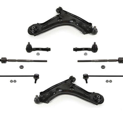 04-08 Forenza 05-08 Reno Control Arms Tie Rod Ends Ball Jts Sway Bar Links 8Pc