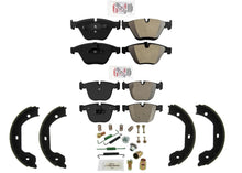 AmeriBrake OE estilo pastillas de freno de disco metálico zapatos de estacionamiento para BMW 745i 02-05