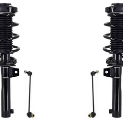 Front Complete Struts & Front Sway Links For Jetta 2011-2015 W/ 50 MM Housing