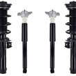 Front Complete Struts & Rear Complete Shocks For Jetta 2005-18 W/ 55 MM Housing