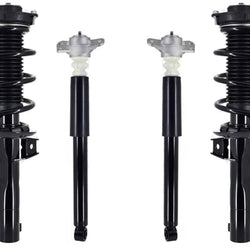 Front Complete Struts & Rear Complete Shocks For Jetta 2005-18 W/ 55 MM Housing