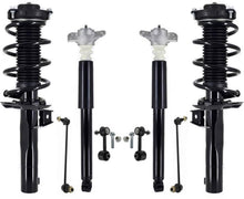 Amortiguadores y eslabones traseros delanteros completos para Jetta 2005-18 con carcasa de 55 mm