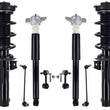 Front Complete Struts Rear Shocks & Links For Jetta 2005-18 W/ 55 MM Housing