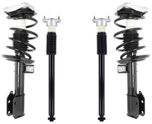 Puntales delanteros completos y amortiguadores traseros completos para Mercedes Benz GLK350 2010-2015
