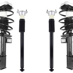 Front Complete Struts & Rear Complete Shocks For Mercedes Benz GLK350 2010-2015