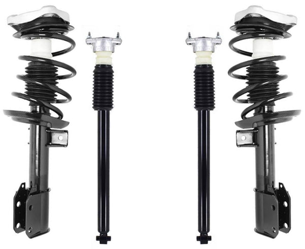 Front Complete Struts & Rear Complete Shocks For Mercedes Benz GLK350 2010-2015